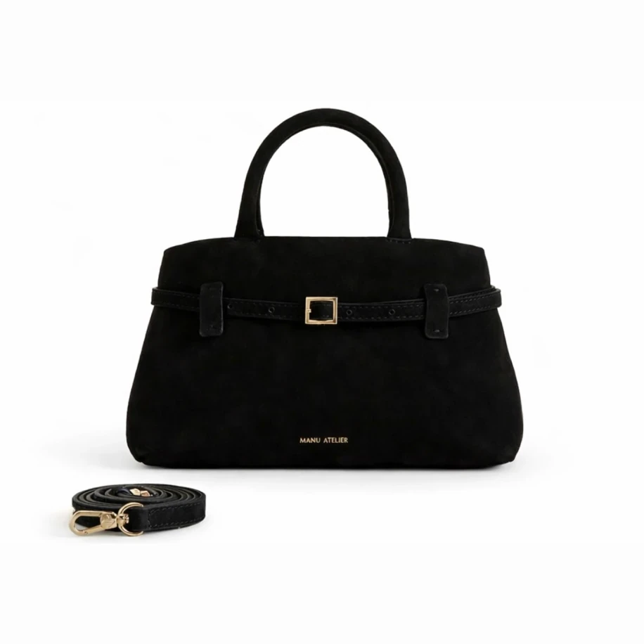 Manu Atelier Le Cambon 25 Black Suede