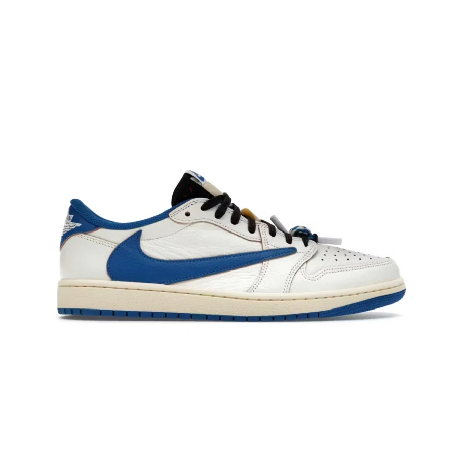 Jordan 1 Retro Low OG SP Fragment x Travis Scott Sail Military Blue