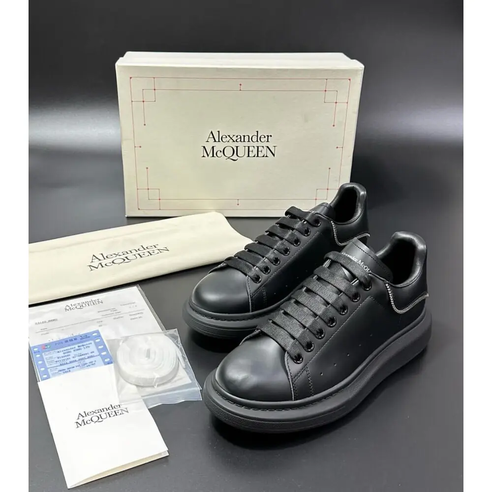 Alexander McQueen Black Fermuar