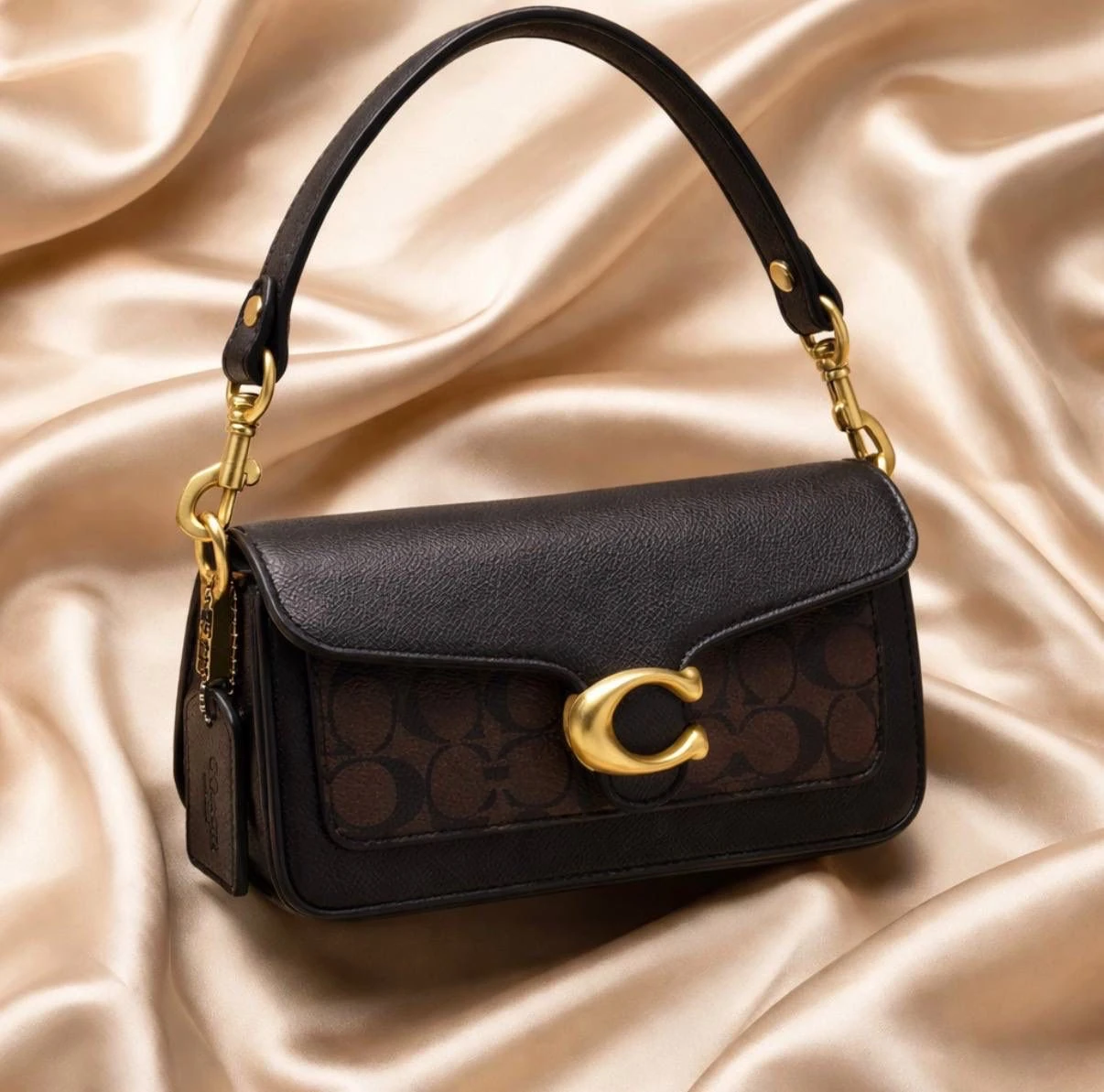 COACH TABBY SMALL AGG KAHVE ÇANTA